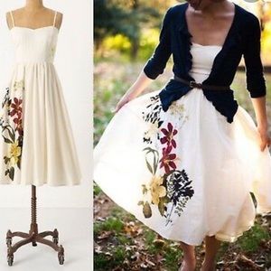 ISO Anthropology Moulinette "Summer Souffle" Dress